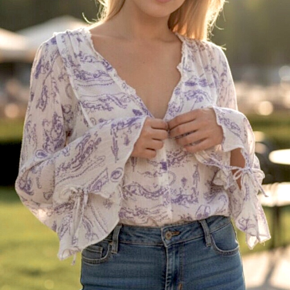Free People Everything's Rosy Bodysuit NWOT